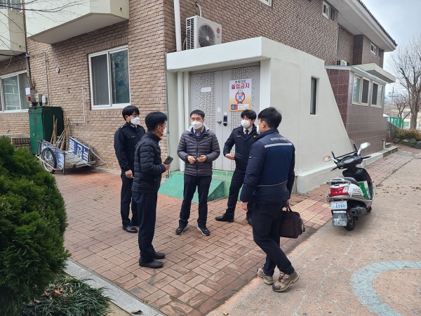 고층건축물 합동 안전점검 장면