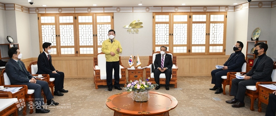 기독교계 종교지도자와의 간담회 모습