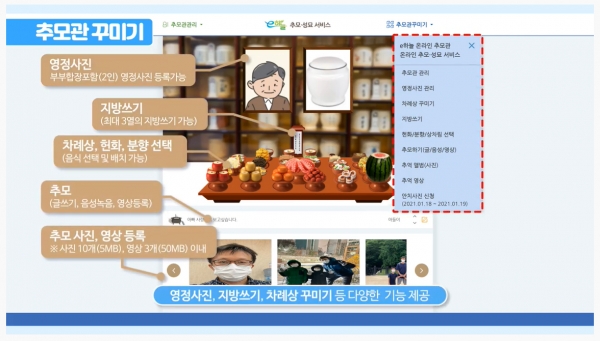 E-하늘장사정보시스템 사이버추모관