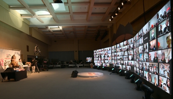 겨울공주 군밤축제 - 집콕 군밤 골든벨 개최 모습