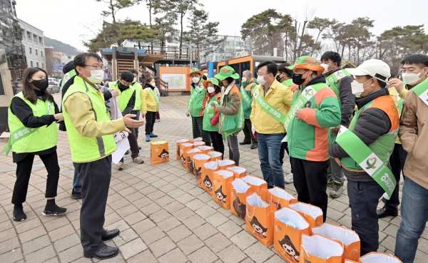 설맞이 ‘안전문화 캠페인’ 전개 모습