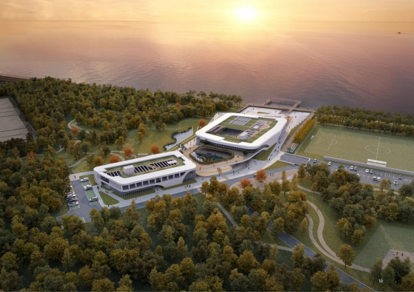 태안 해양치유센터 조감도.