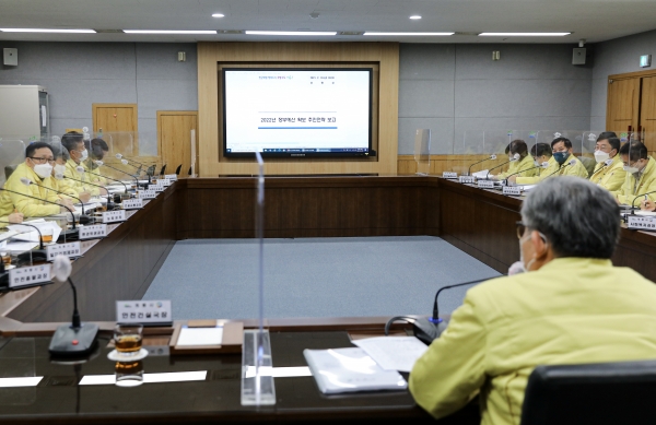 19일 류재승 부시장 주재로 ‘2022년 정부예산 확보 추진전략 보고회’ 개최