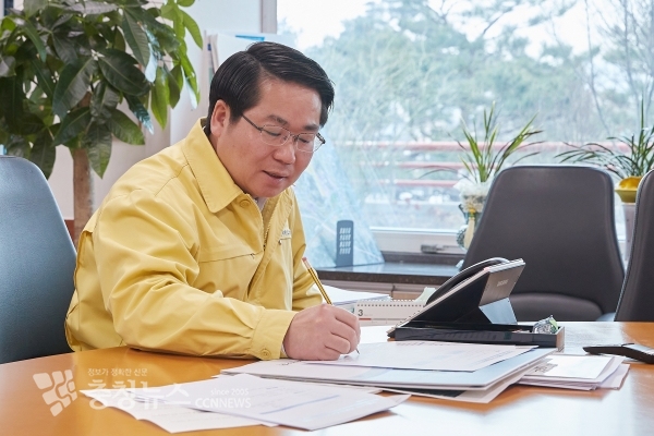 자가격리자 통화 및 위로