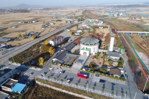 충남 서산시 해미면에 위치한 해미순교성지(드론)