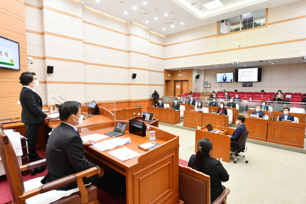 보령시의회 임시회 본회의