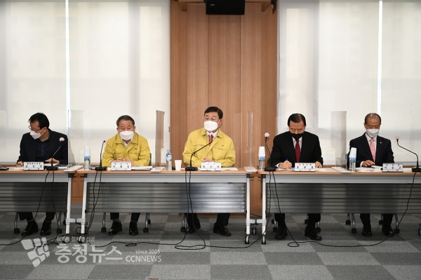 2022년 정부예산확보를 위한 국회,도,군의원과의 간담회