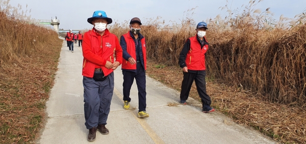 걷기사업 장면 모습