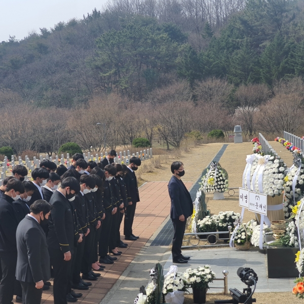 26일 국립 대전현충원에서  제6회 서해수호의 날 추모행사 모습