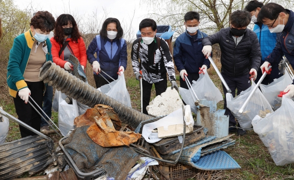환경정화활동 모습