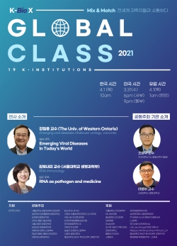 글로벌 K-BioX 세미나 포스터