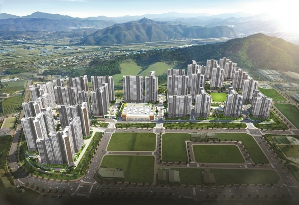 충남 천안시 풍세지구에 들어설 '천안 한양수자인 에코시티'