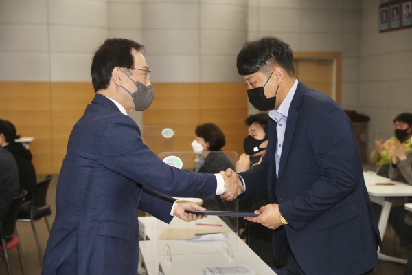 7일 오전 시청 대회의실에서 2021년도 천안시 시정모니터 위촉식 개최