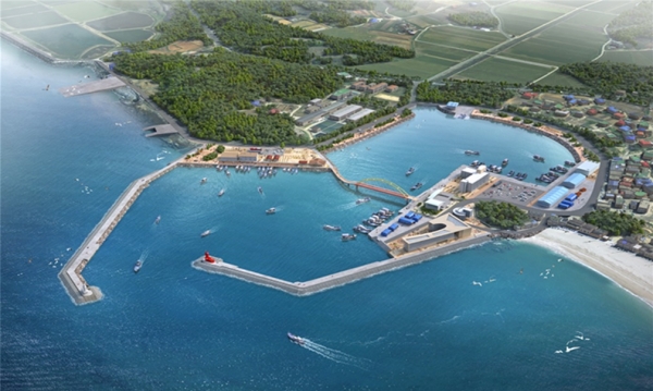 무창포항 개발 조감도