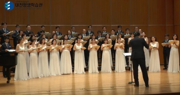 지난해 평생학습관 문화예술 공연 모습.