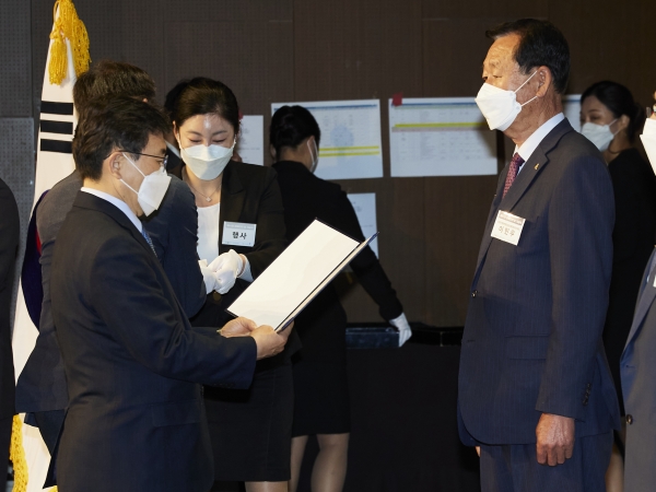 이민우 청양군지체장애인협회장 대통령상 수상