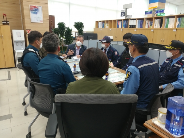 민원실 비상상황 대비 모의훈련 사진