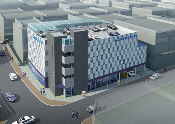 온천동 복합공영주차타워 조감도(온천동 2999)