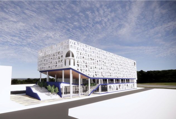 지중해마을 복합공영주차타워 조감도