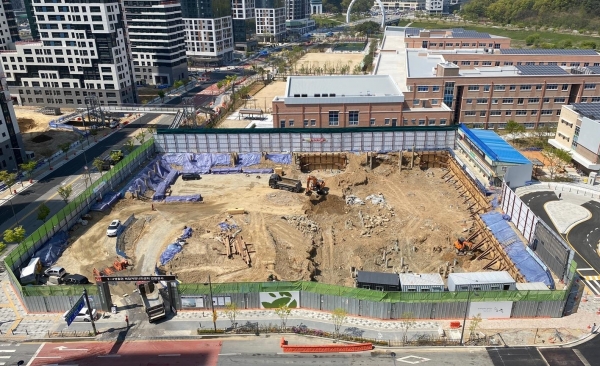 나성동 복합커뮤니티센터 공사현장