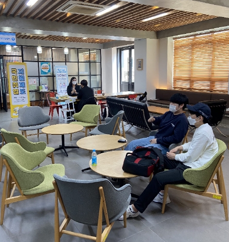 신성대에서 진행된 ‘찾아가는 국민취업지원제도 설명회’ 현장 모습