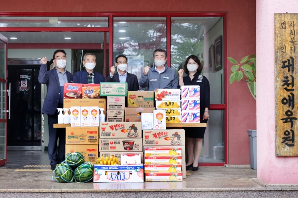 김동일 보령시장 어린이 양육시설 방문(대천애육원)