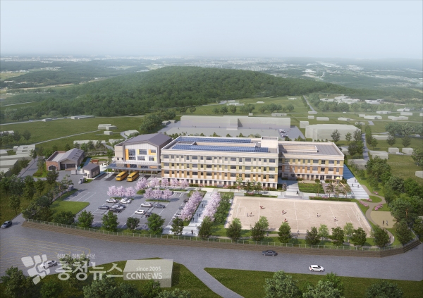 2022년 3월 개교 예정인 내포꿈두레학교 조감도