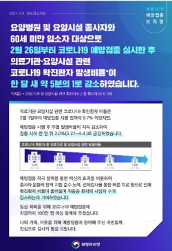 질병관리청 코로나19 예방접종 브리핑자료