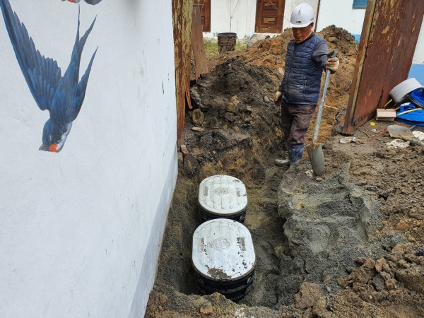 상수도 현대화사업 모습