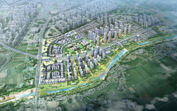 아산 모종샛들지구 도시개발사업 조감도