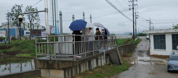 기획재정부·국토부 방실1배수문 현장 방문