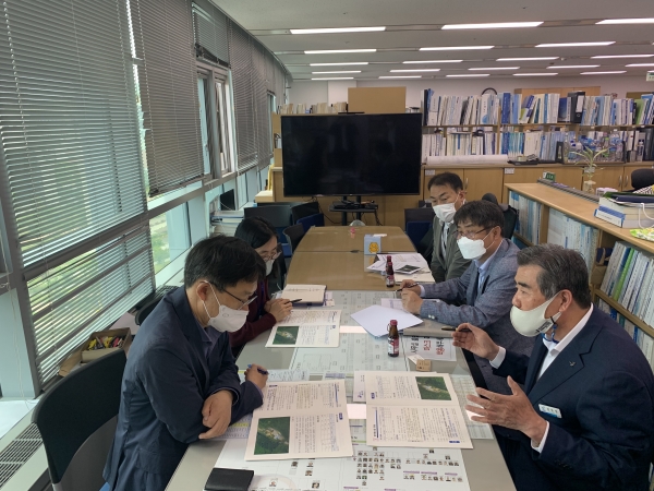 김동일 보령시장,  국비확보 환경부 방문 모습