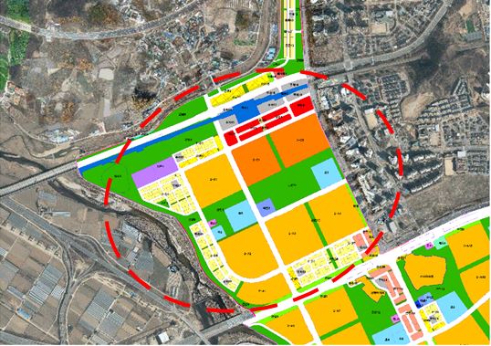 아산탕정 택지개발사업 3공구 위치도