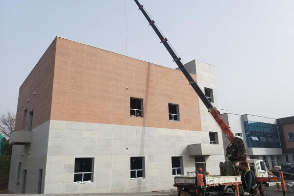 서산시 농산물 안전 분석실 공사장면