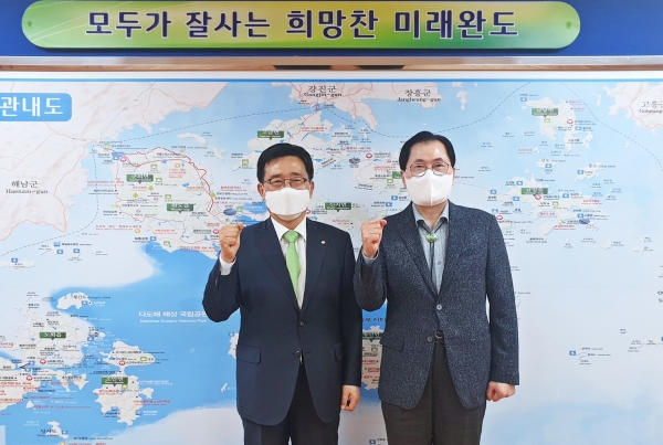 aT 김춘진 사장 전남 완도군청 방문