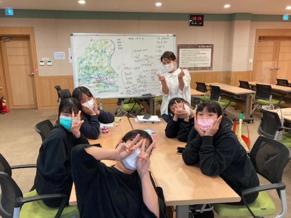 청소년 마을활동가 교육 모습