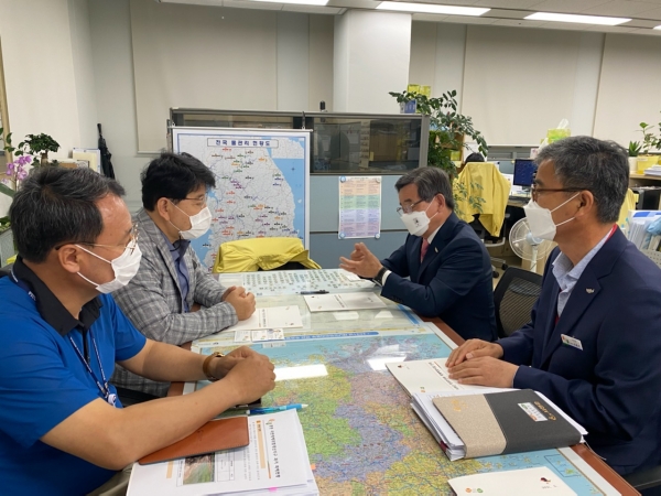 노박래 서천군수, 행정안전부 방문해 지역 현안사업 60억원 지원 건의 모습
