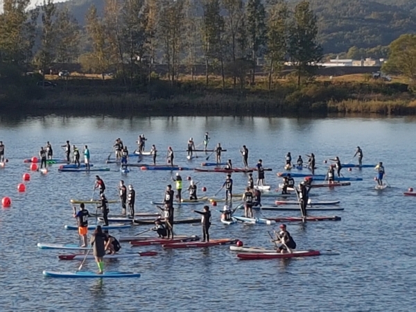 수상레저 체험교실 진행 장면