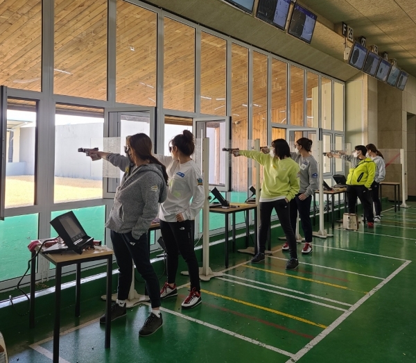 사격팀 훈련모습