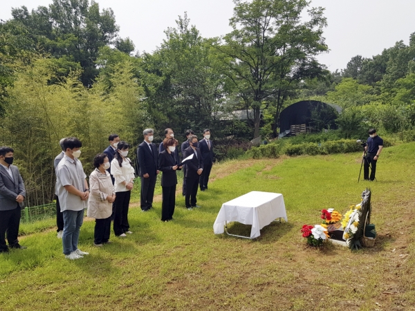 충남대, 故성옥심 여사 1주기 추모식 개최