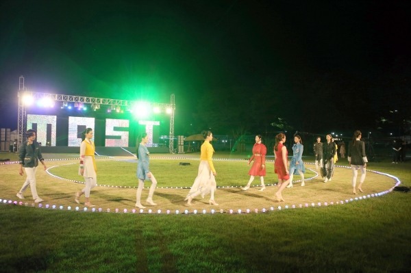 2021년 한산모시문화제 디지털 패션쇼 모습