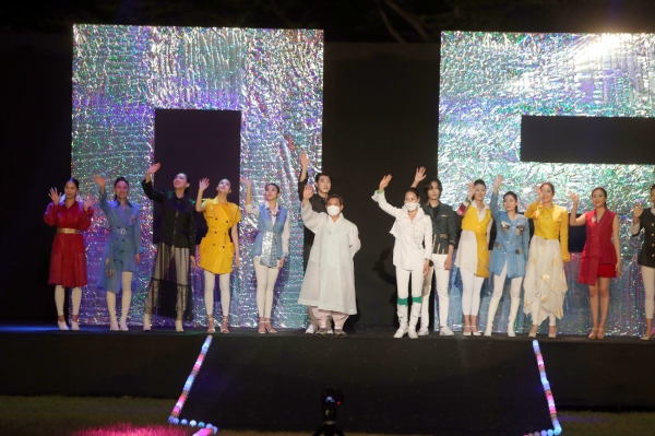 2021년 한산모시문화제 디지털 패션쇼 모습