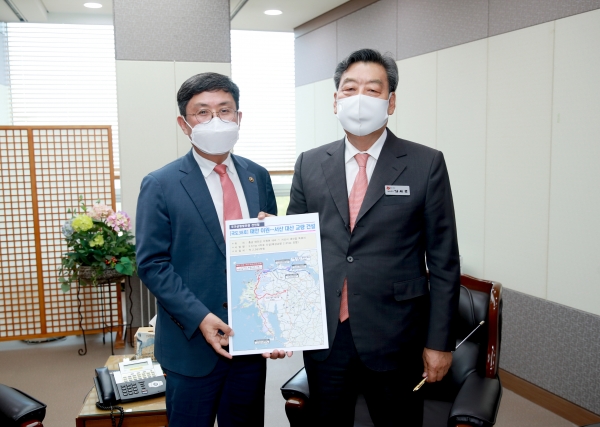 기획재정부 안도걸 2차관 가로림만 만대교 설치 관련 면담
