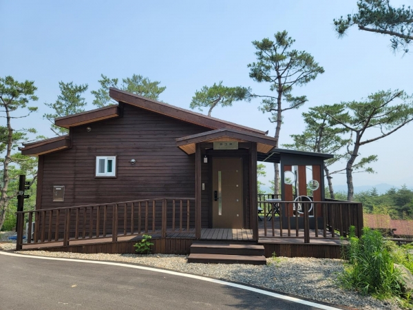 태학산자연휴양림 신축 숲속의 집 모습