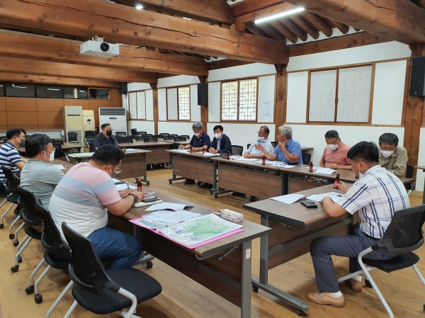 송악면 간담회 사진