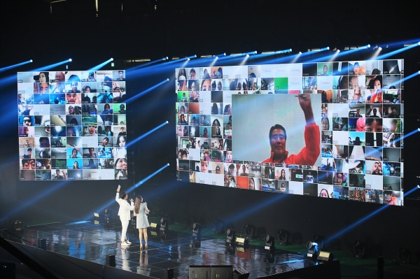 지난해 2020년 온라인 보령머드축제 모습