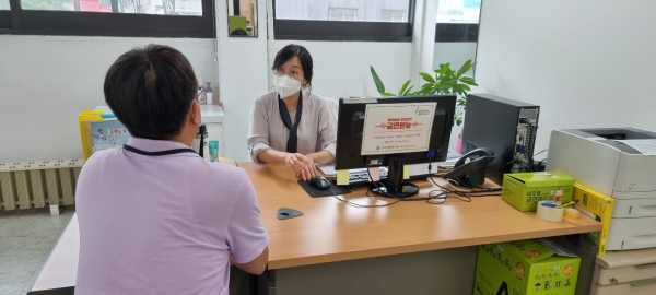 대면 금연클리닉 진행 사진