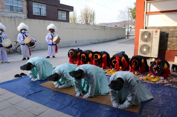 올해 은산별신제 봉행장면