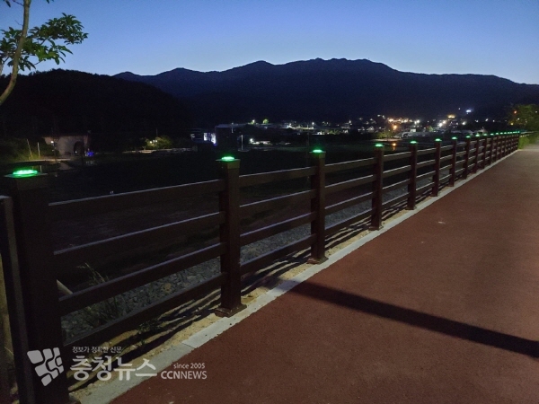 이 대표는 LED태양광 경관조명기구를 회사가 위치한 향한리 마을 주변에도 시범적으로 설치해 주민들로부터 큰 호응을 받고 있다.