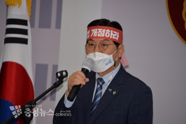 연대사 하는 이춘희 세종시장